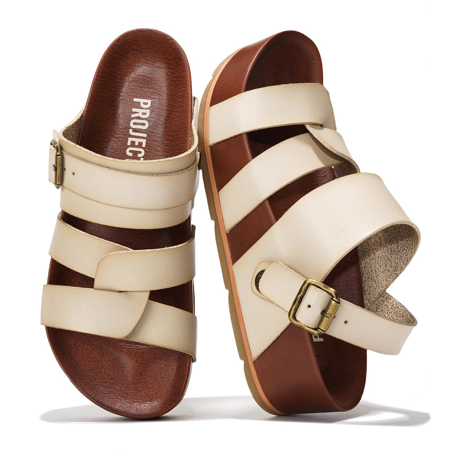 Proud | Sandalias de Plataforma Eco-Cuero | Ligeras | Antideslizantes