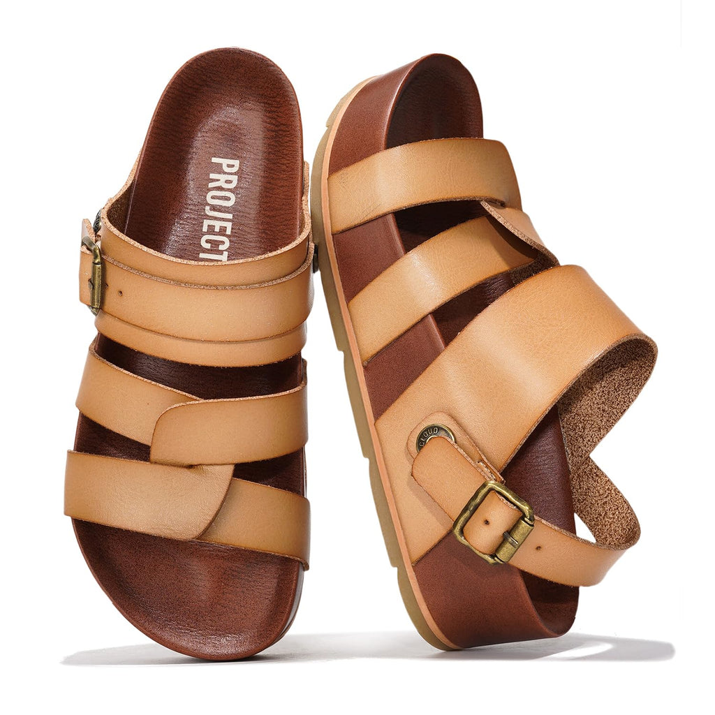 Proud | Sandalias de Plataforma Eco-Cuero | Ligeras | Antideslizantes
