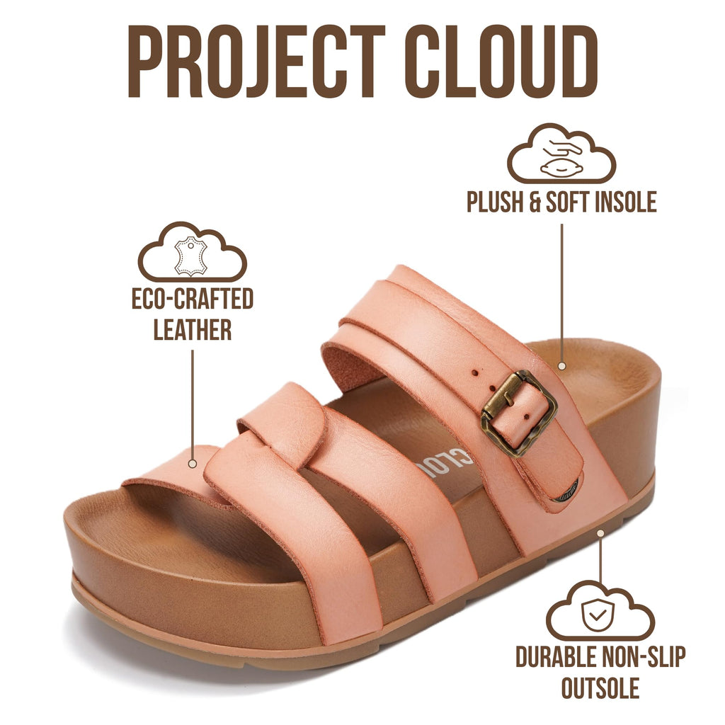 Proud | Sandalias de Plataforma Eco-Cuero | Ligeras | Antideslizantes