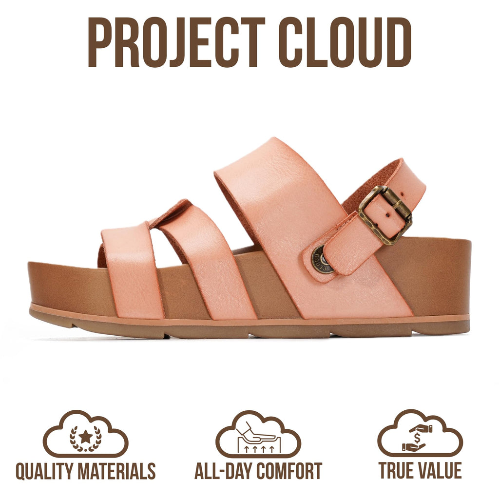 Proud | Sandalias de Plataforma Eco-Cuero | Ligeras | Antideslizantes