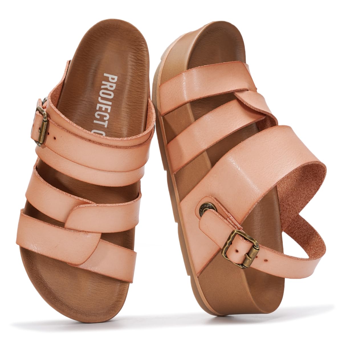 Proud | Sandalias de Plataforma Eco-Cuero | Ligeras | Antideslizantes