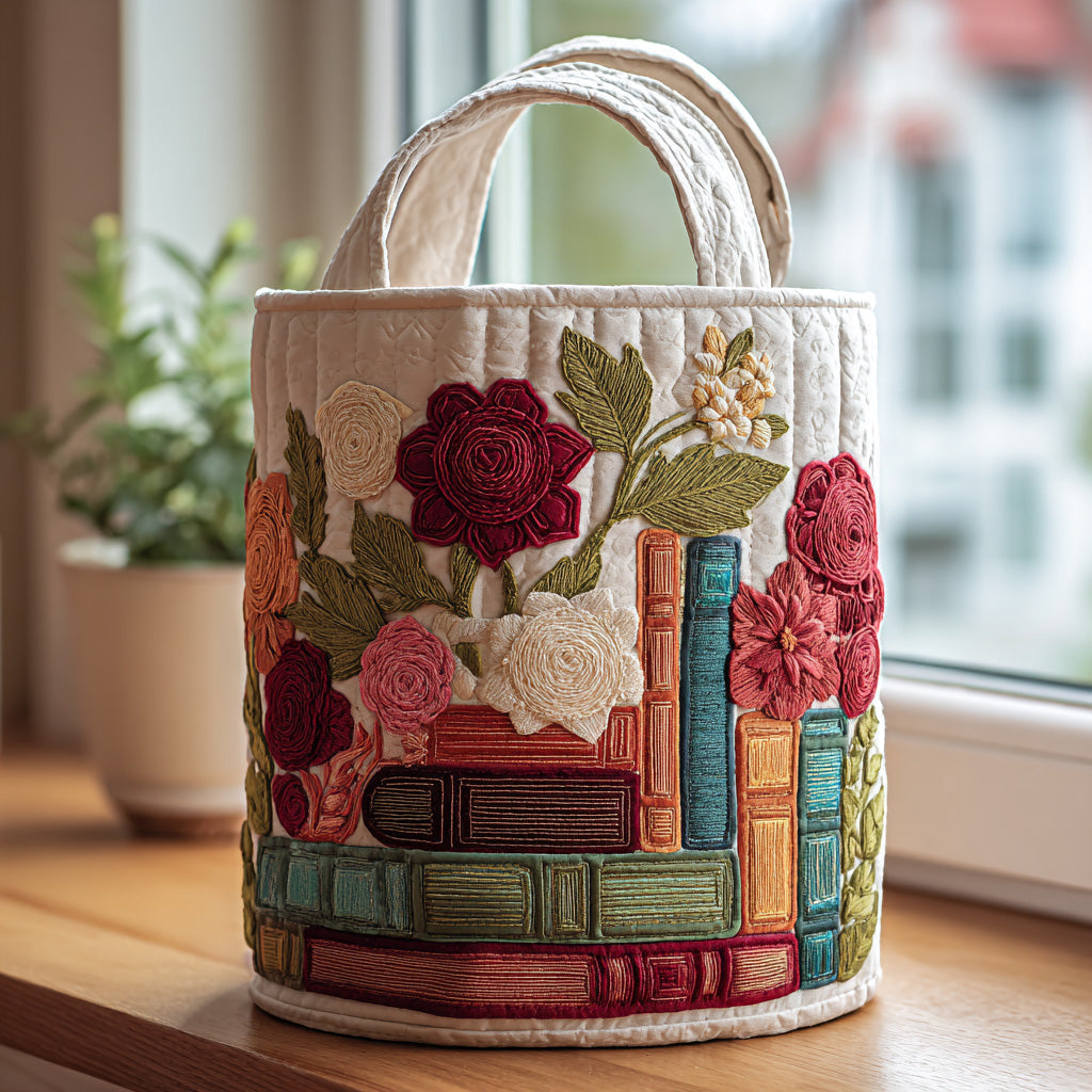 Jardín de Libros | Cesto Artesanal de Ropa