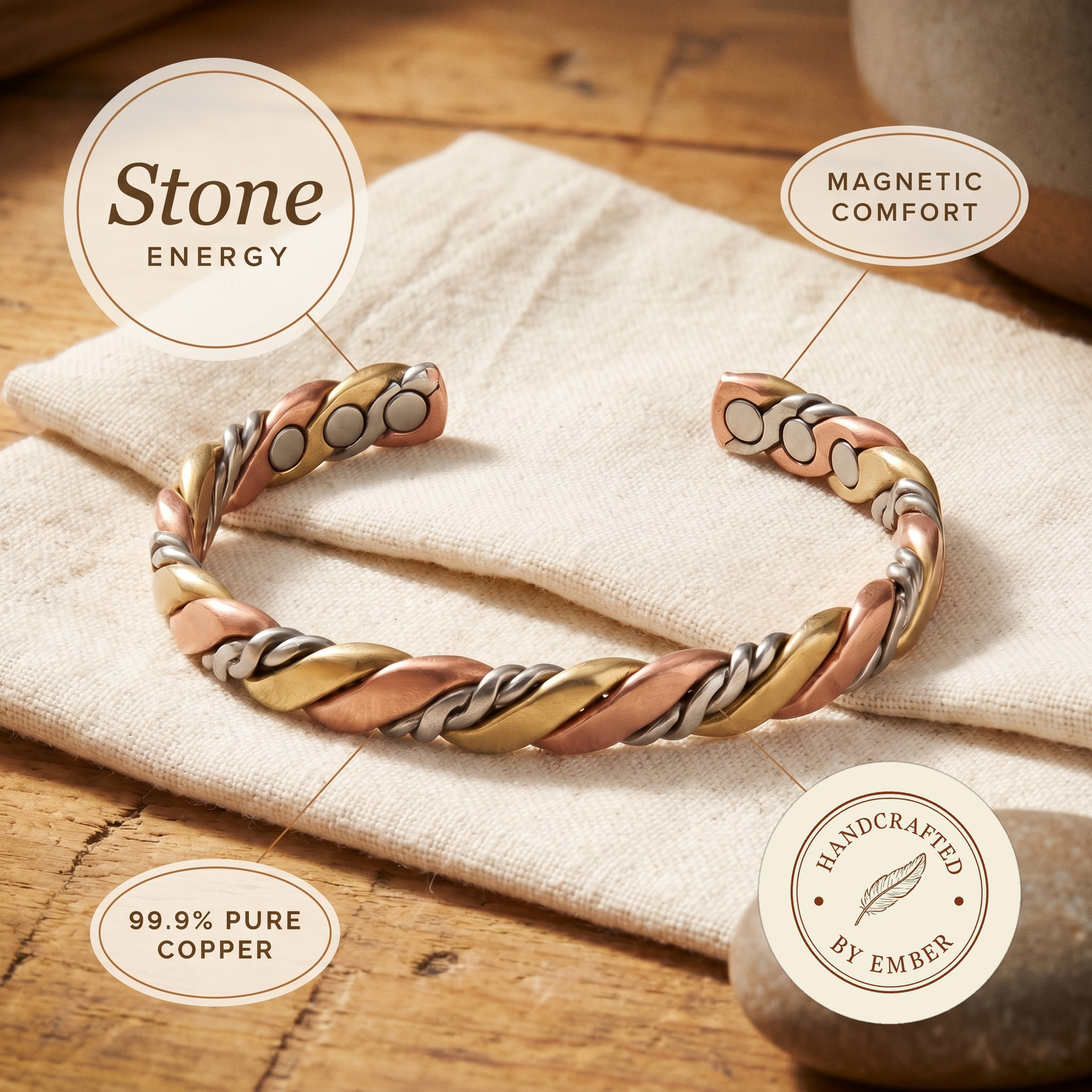 Pulsera de Cobre Ember's Stone