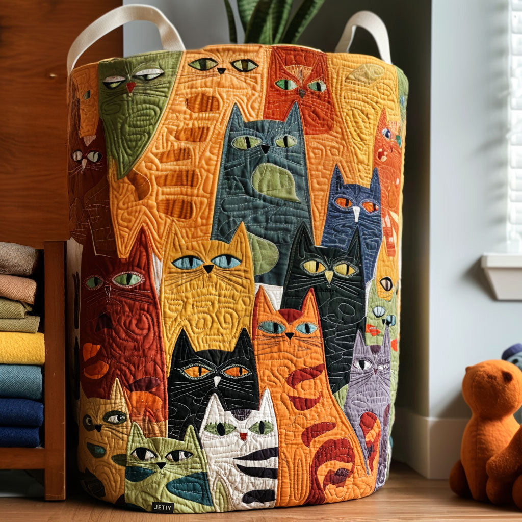Gato | Cesto Artesanal de Ropa