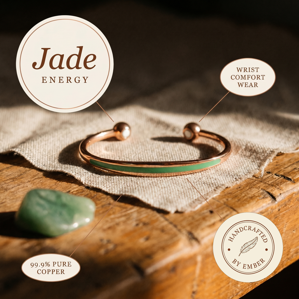 Pulsera de Cobre Ember's Jade