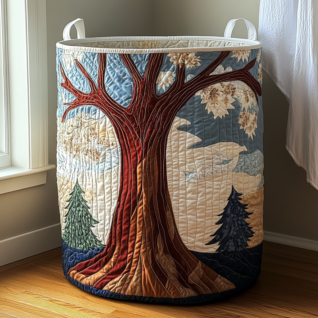Árbol de la Vida | Cesto Artesanal de Ropa