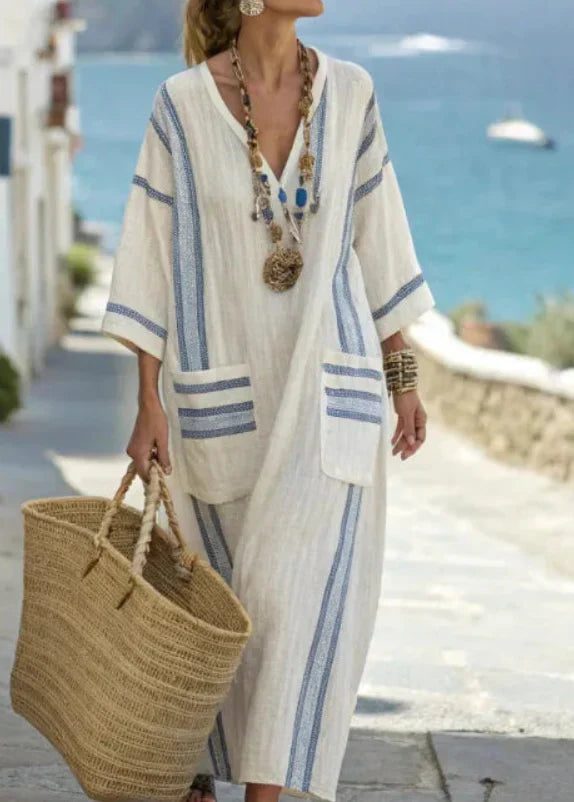 Vera™ Vestido Holgado Costero