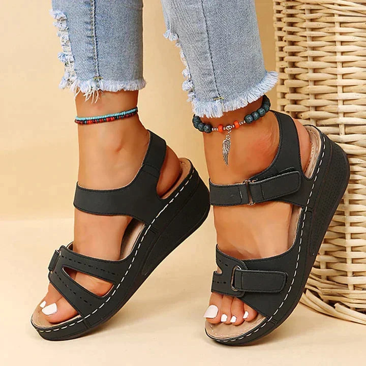 Sandalias Ortopédicas Cómodas con Tacón