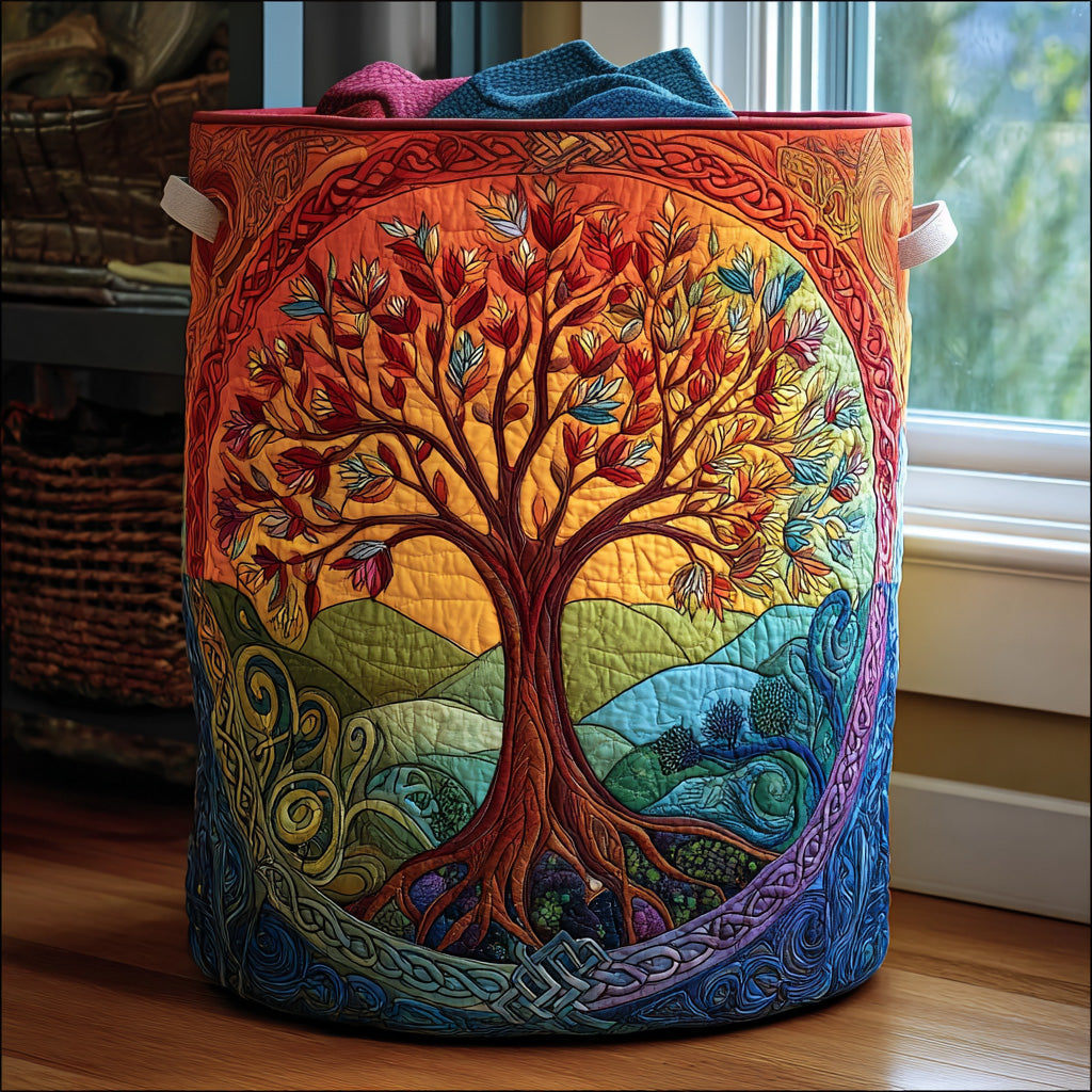 Árbol de la Vida | Cesto Artesanal de Ropa