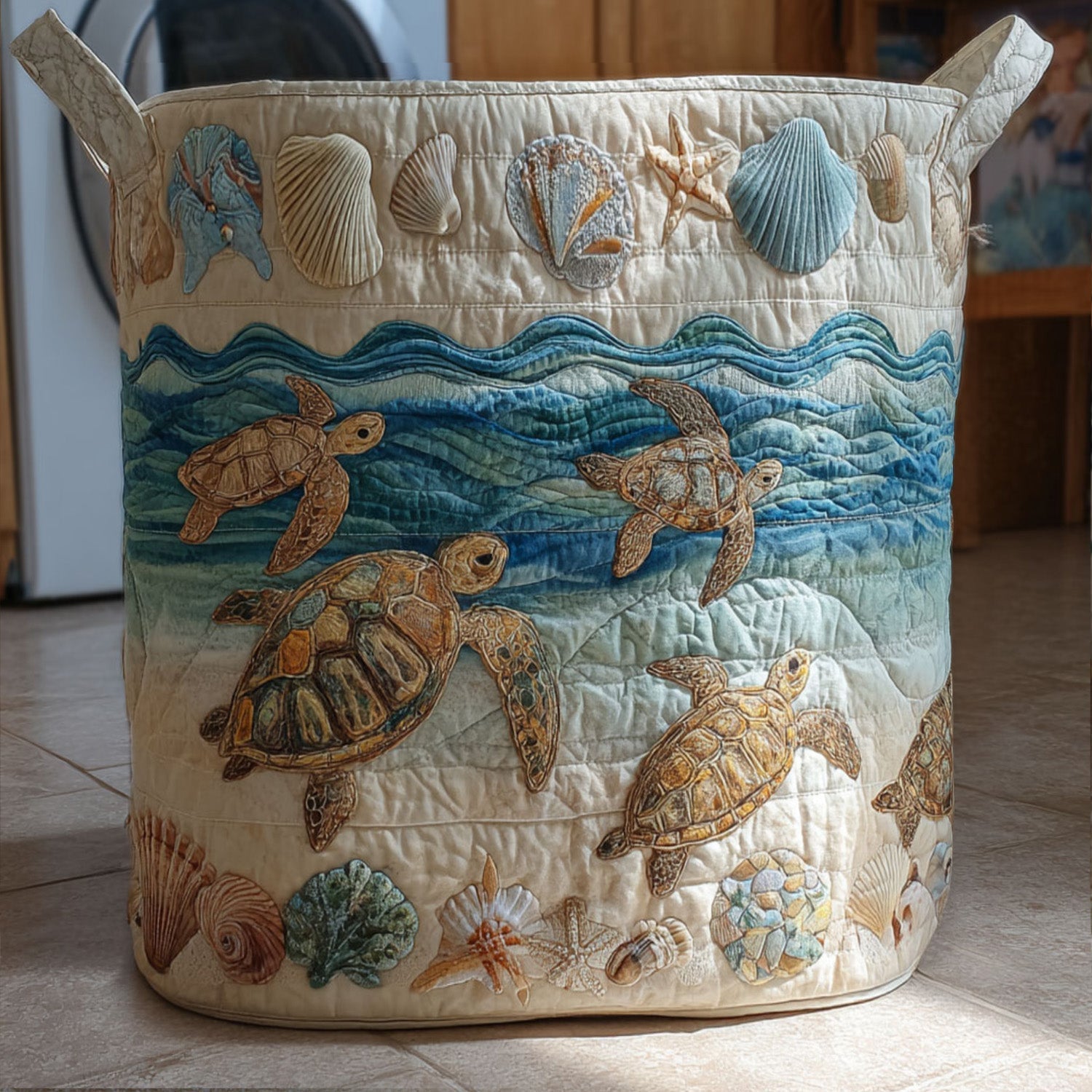 Tortuga Acolchada | Cesto Artesanal