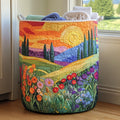 Pradera de Primavera | Cesto Artesanal de Ropa