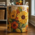 Sueño de Girasol | Cesto Acolchado de Ropa