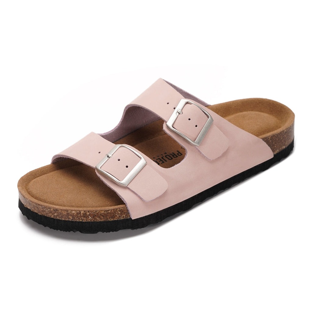 Venita | Sandalias de Cuero Genuino 100% | Memory Foam | Ligeras | Antideslizantes