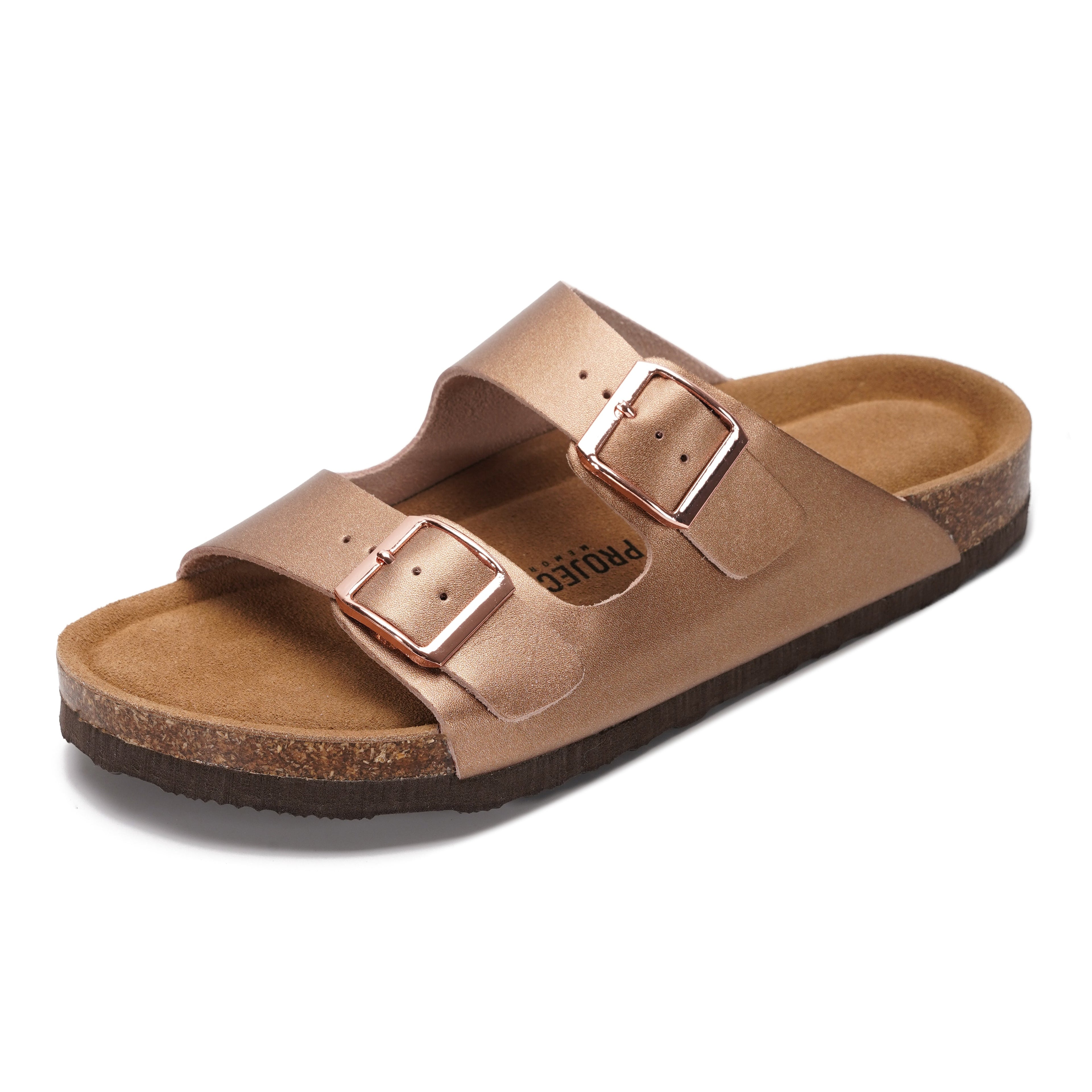 Venita | Sandalias de Cuero Genuino 100% | Memory Foam | Ligeras | Antideslizantes