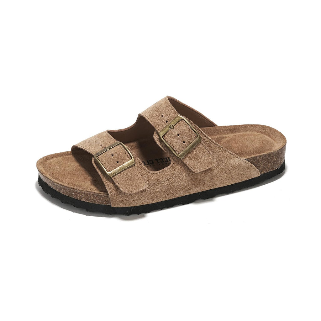 Venita | Sandalias de Cuero Genuino 100% | Memory Foam | Ligeras | Antideslizantes