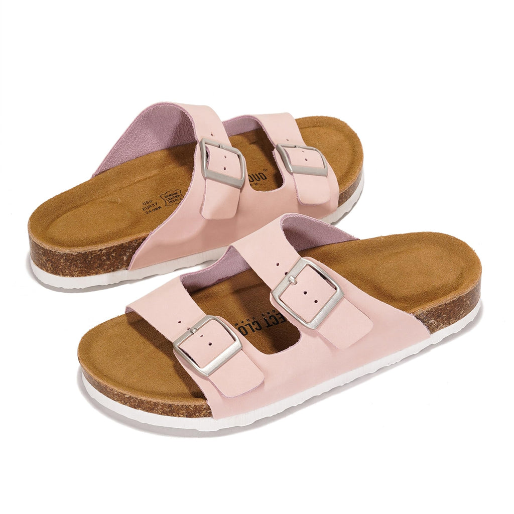 Venita | Sandalias de Cuero Genuino 100% | Memory Foam | Ligeras | Antideslizantes