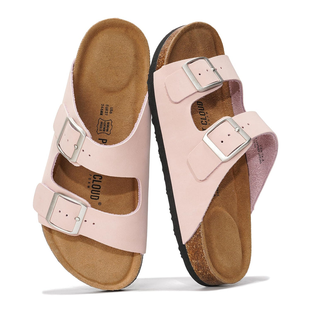 Venita | Sandalias de Cuero Genuino 100% | Memory Foam | Ligeras | Antideslizantes