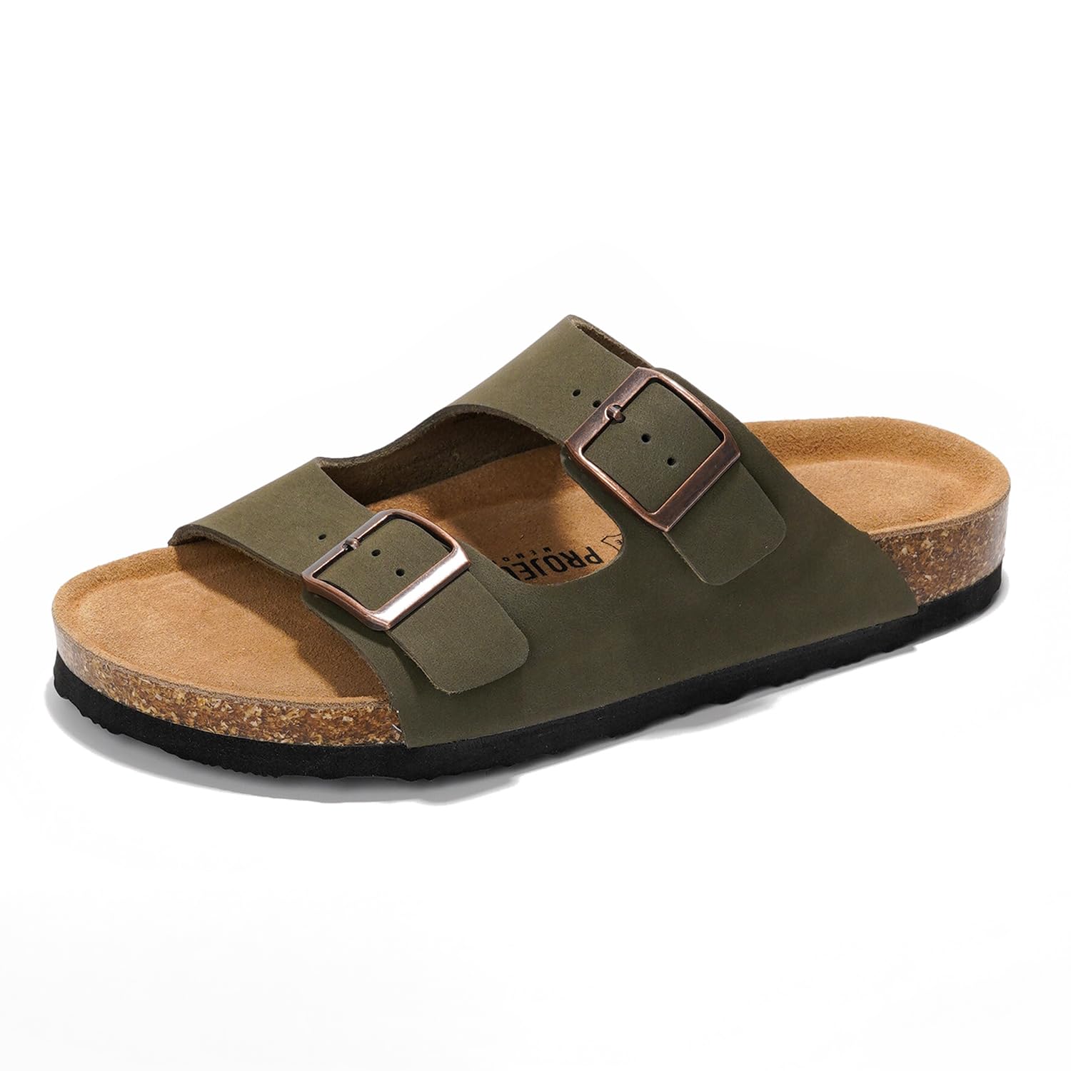Venita | Sandalias de Cuero Genuino 100% | Memory Foam | Ligeras | Antideslizantes