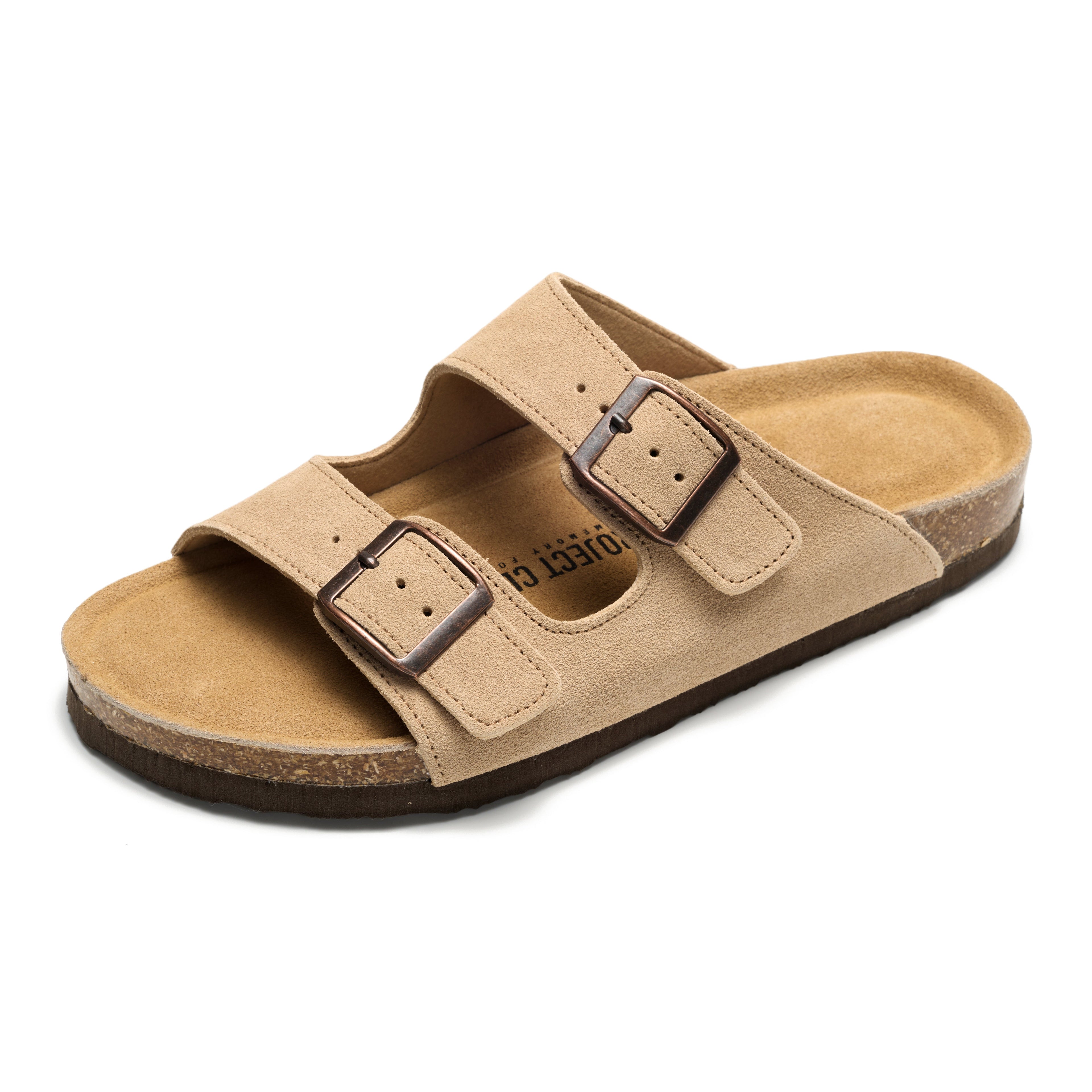 Venita | Sandalias de Cuero Genuino 100% | Memory Foam | Ligeras | Antideslizantes