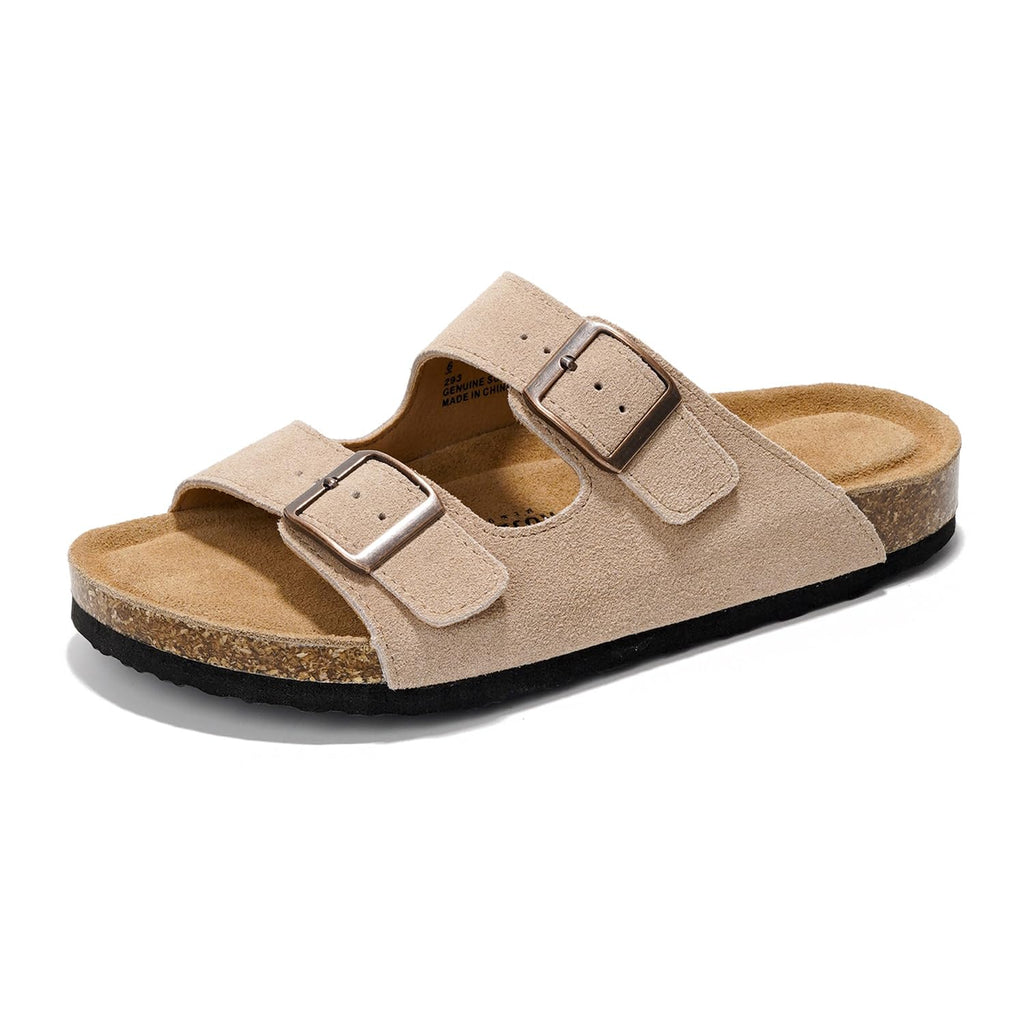 Venita | Sandalias de Cuero Genuino 100% | Memory Foam | Ligeras | Antideslizantes