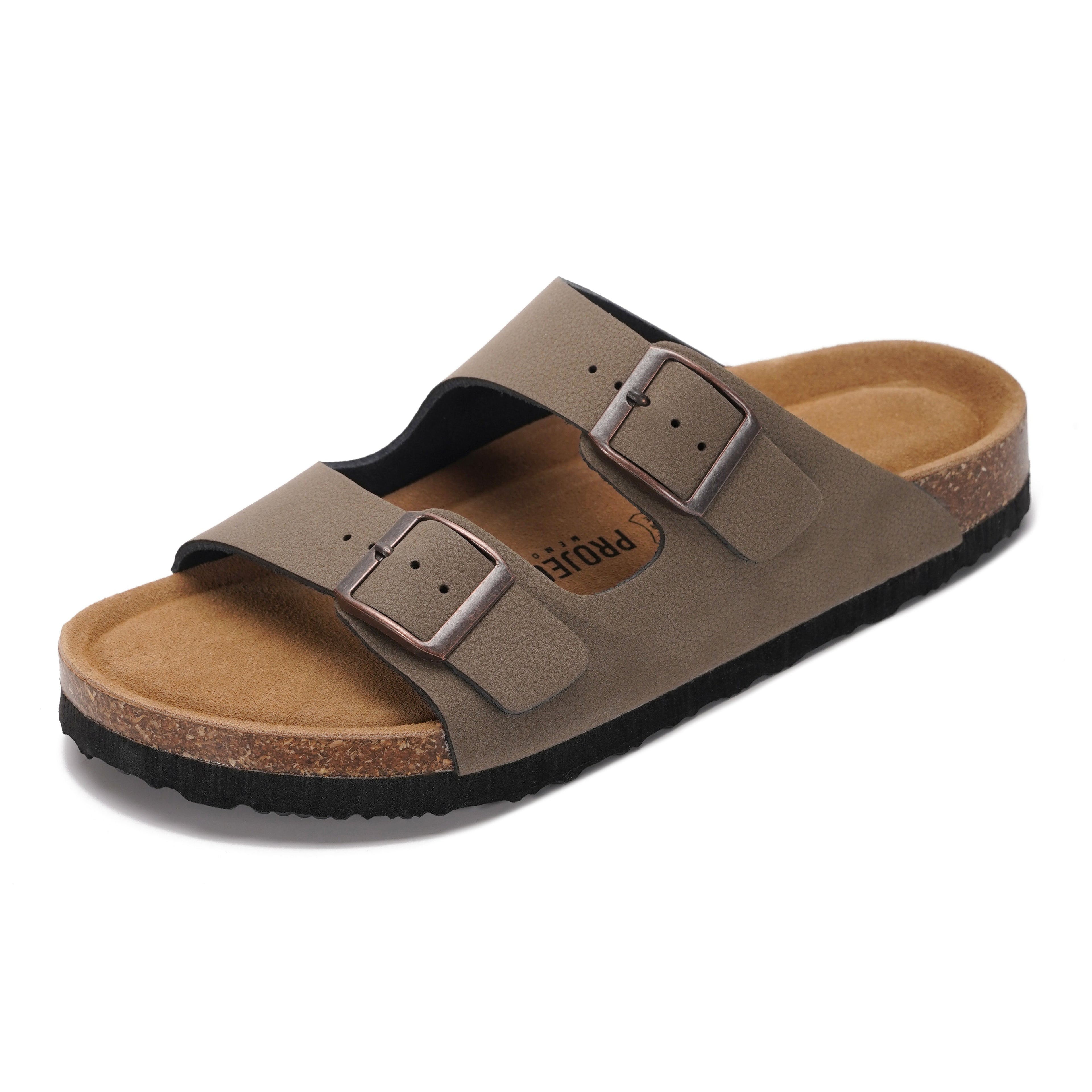 Venita | Sandalias de Cuero Genuino 100% | Memory Foam | Ligeras | Antideslizantes