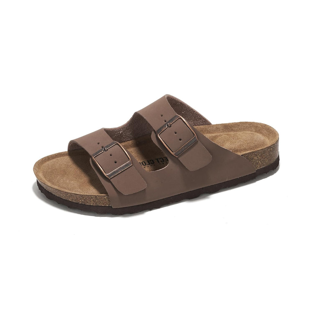 Venita | Sandalias de Cuero Genuino 100% | Memory Foam | Ligeras | Antideslizantes