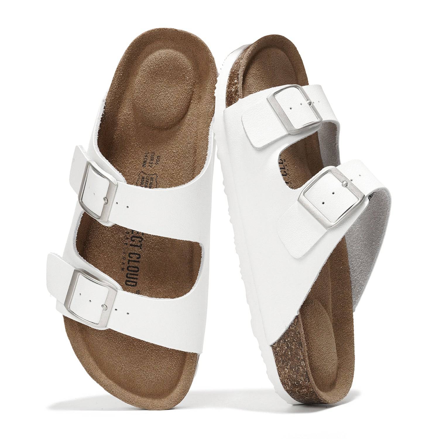 Venita | Sandalias de Cuero Genuino 100% | Memory Foam | Ligeras | Antideslizantes