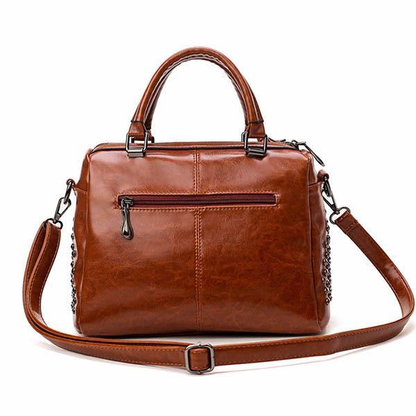 Camilla™ | Bolso de Cuero Lujo con Tachas