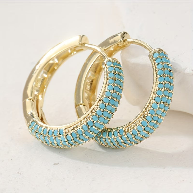 Aretes Encantadores de Turquesa