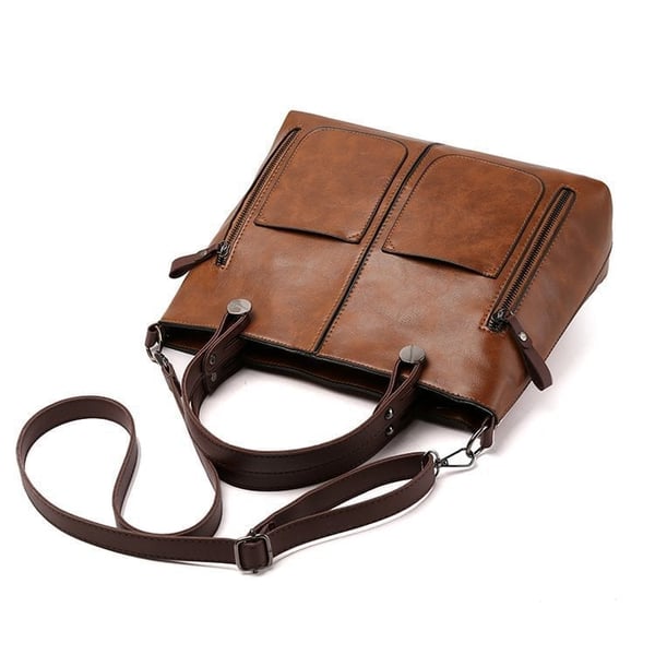 Lisa™ | Bolso de Hombro de Cuero Vintage – Gran Capacidad y Estilo