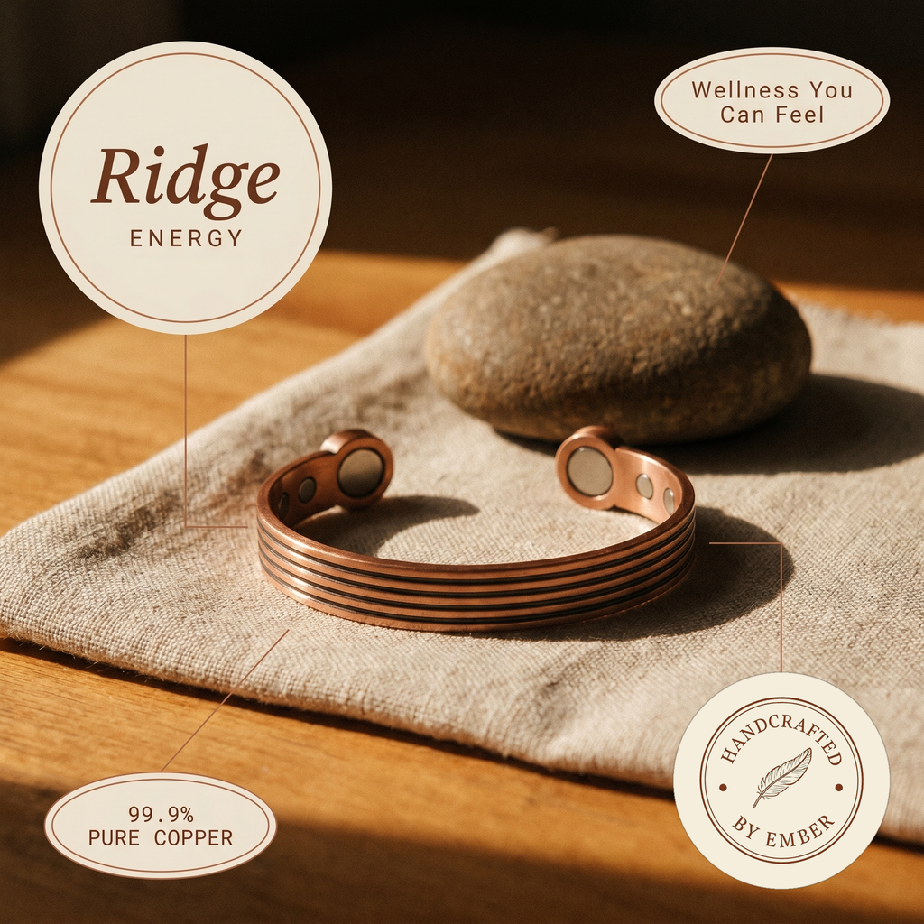 Pulsera de Cobre Ember's Ridge