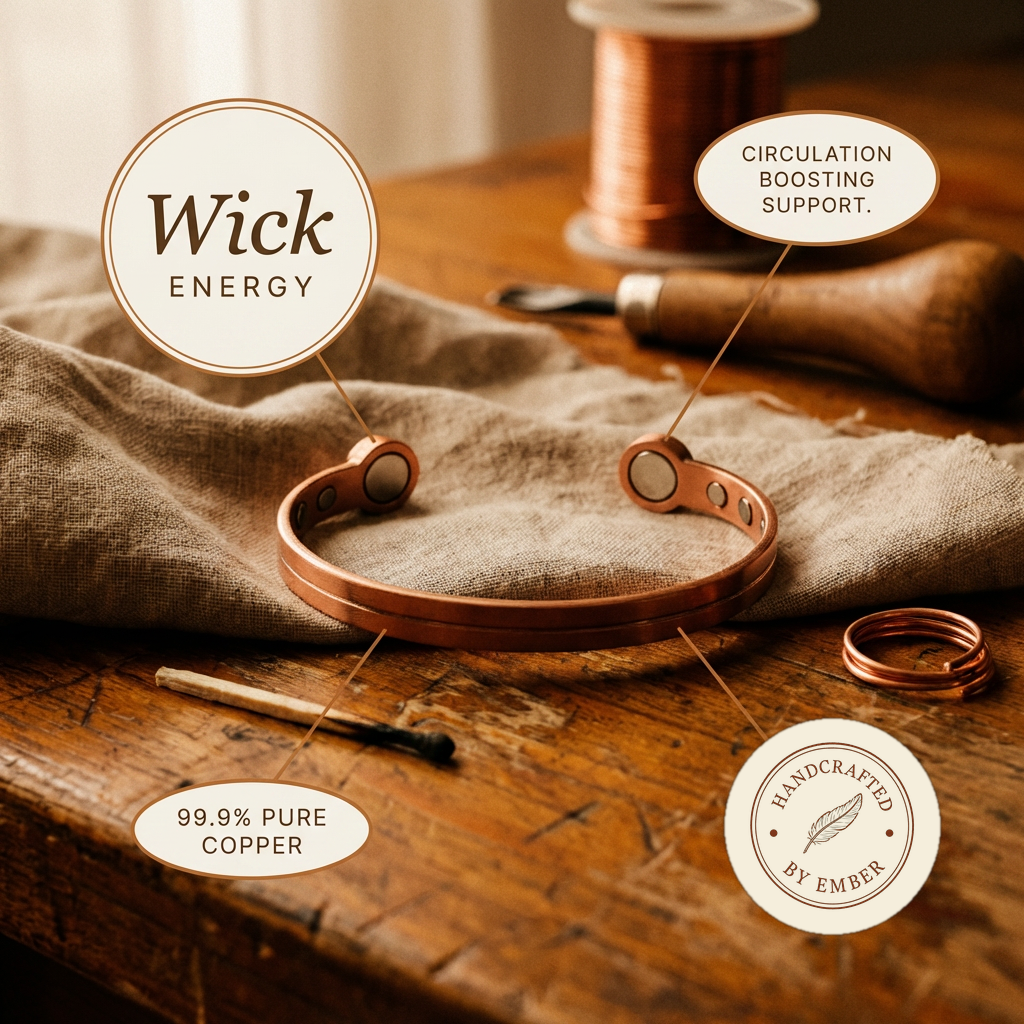Pulsera de Cobre Ember's Wick