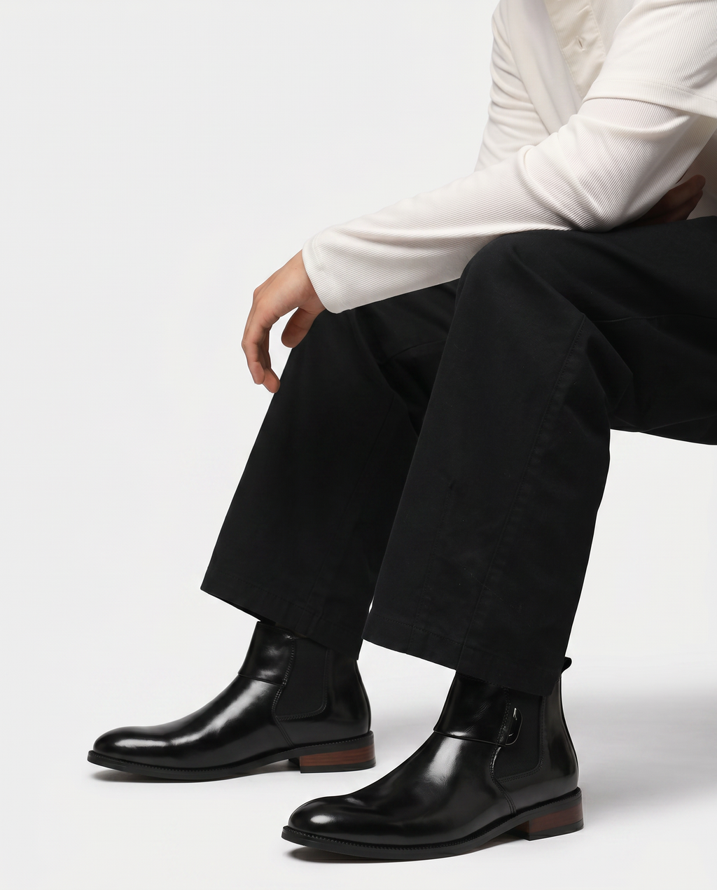 Botas Noir™ (+8cm de Altura)