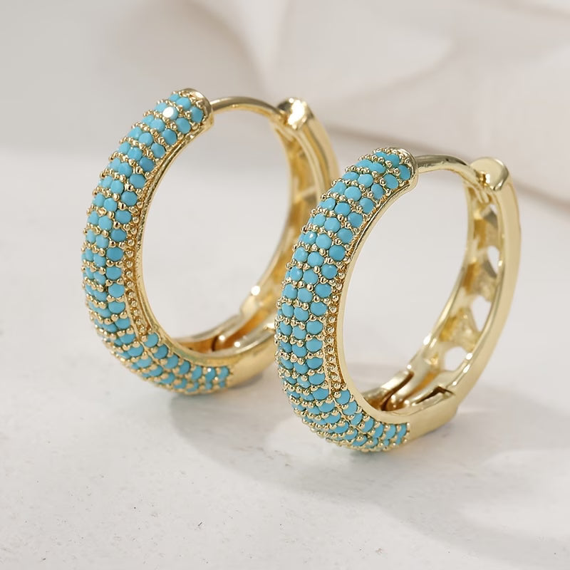 Aretes Encantadores de Turquesa