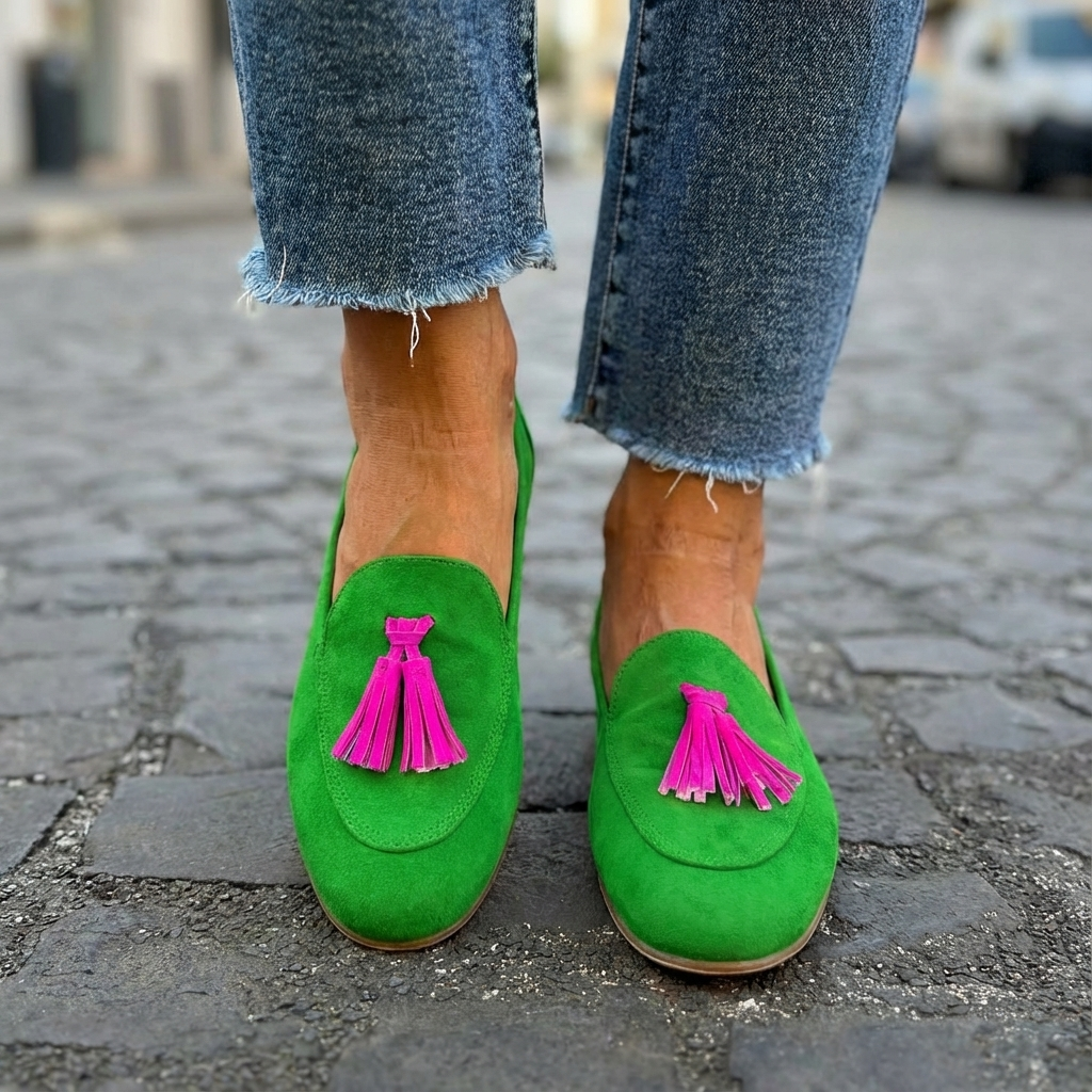 Mandy | Mocasines con Borlas