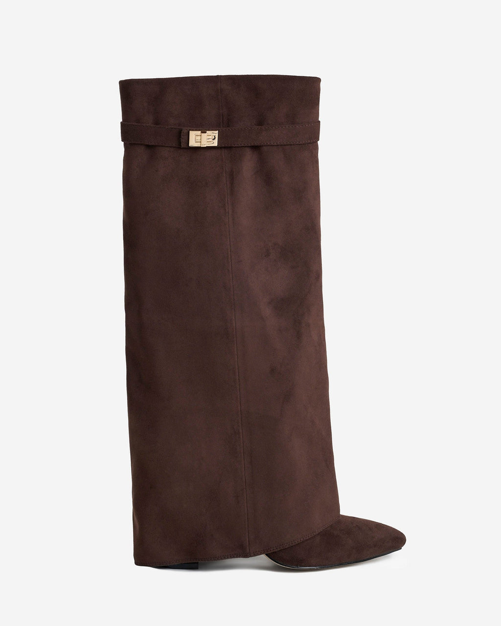 Lavista | Botas de Ante hasta la Rodilla - Café Oscuro