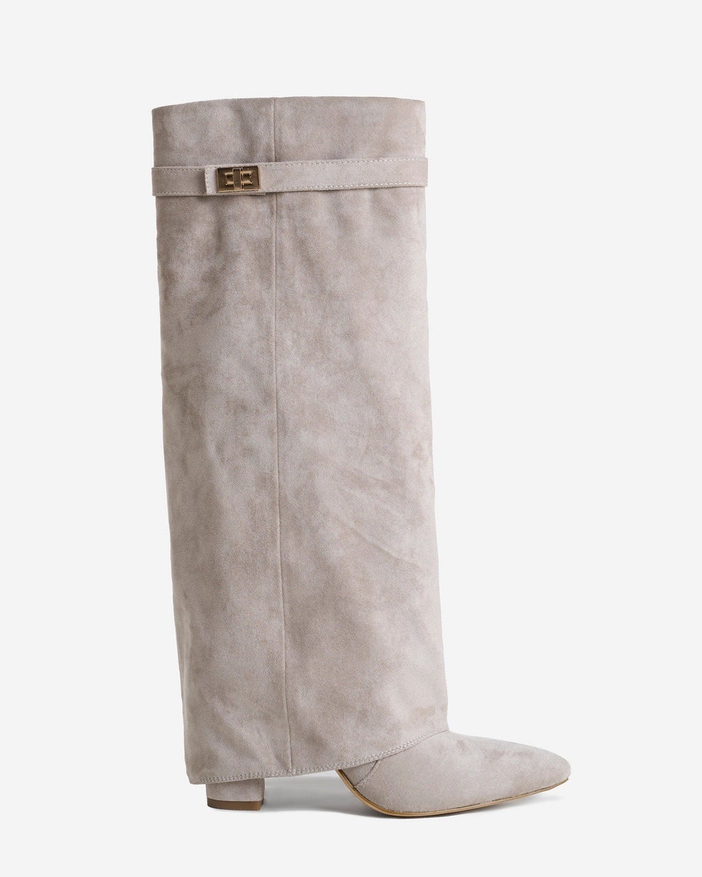Lavista | Botas de Ante hasta la Rodilla - Taupe