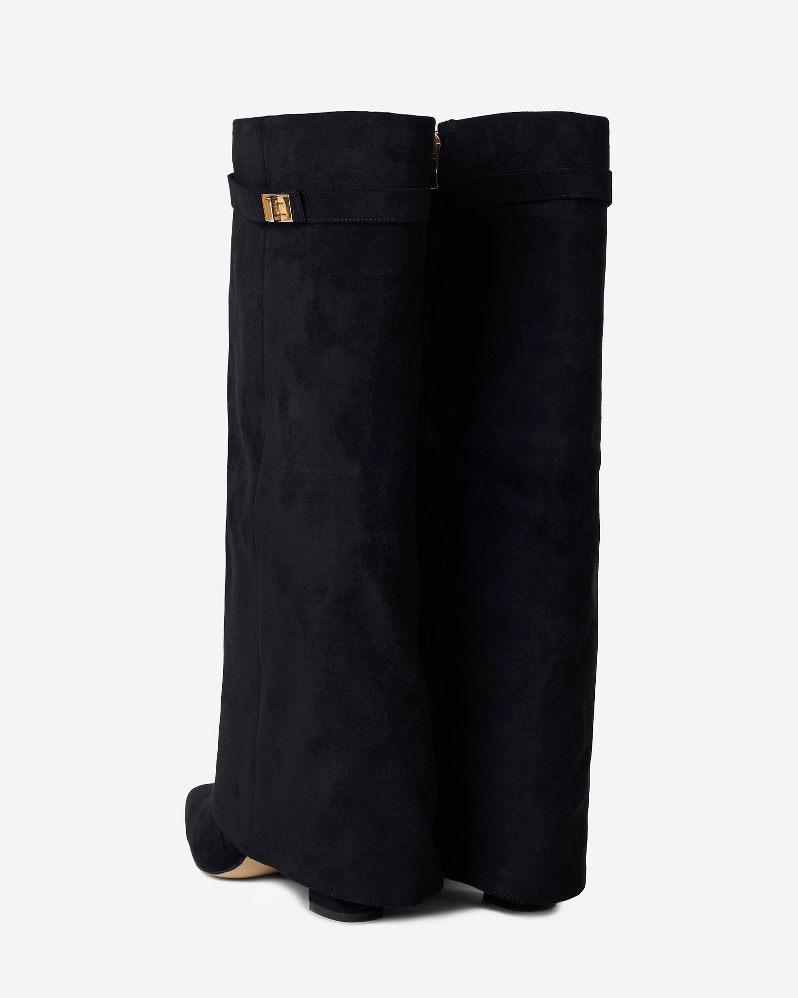 Lavista | Botas de Ante hasta la Rodilla - Negro
