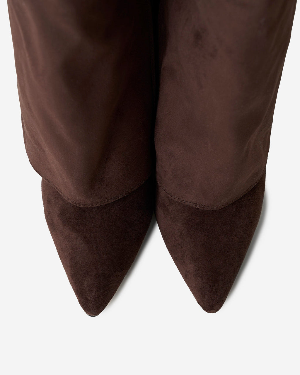 Lavista | Botas de Ante hasta la Rodilla - Café Oscuro