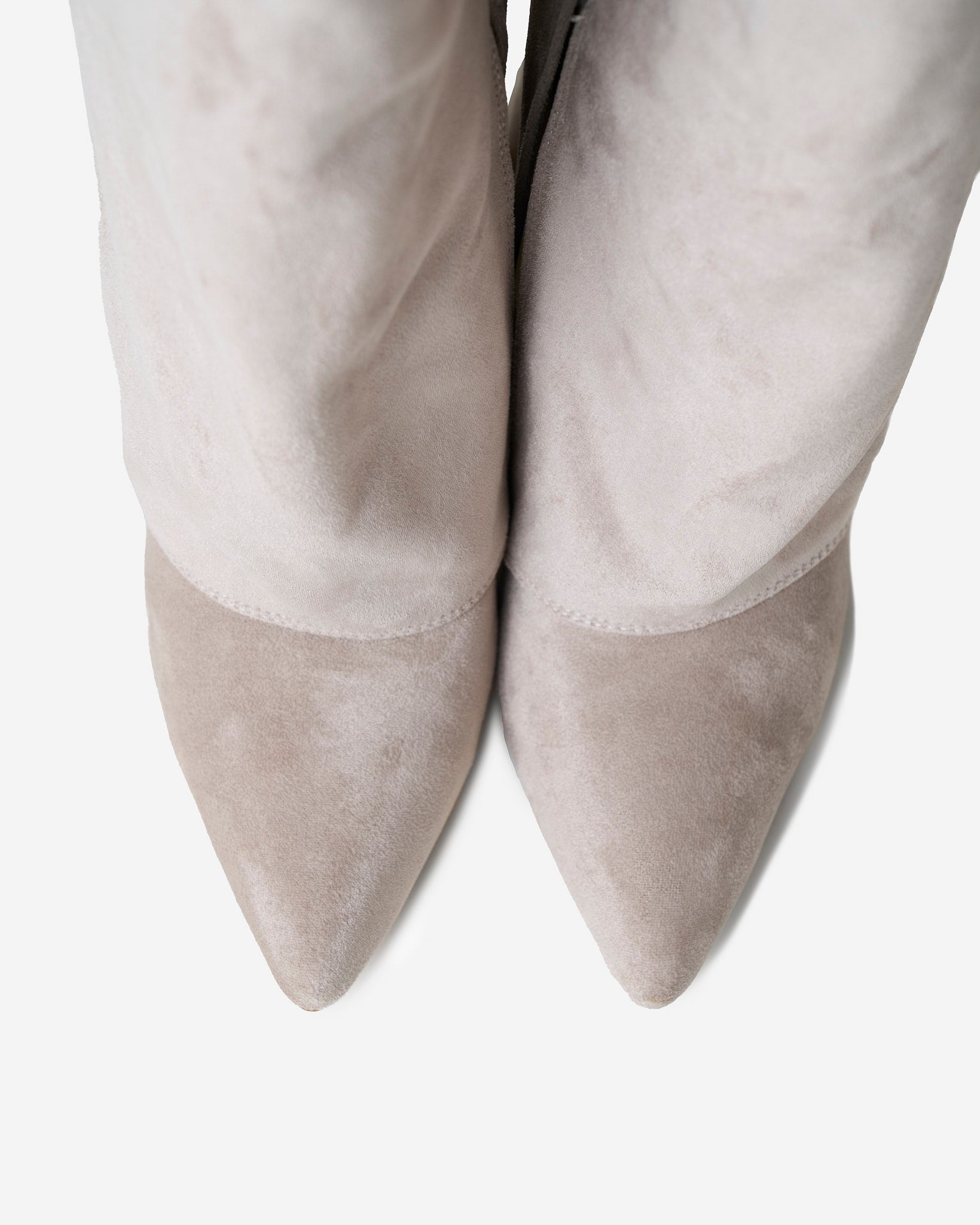 Lavista | Botas de Ante hasta la Rodilla - Taupe