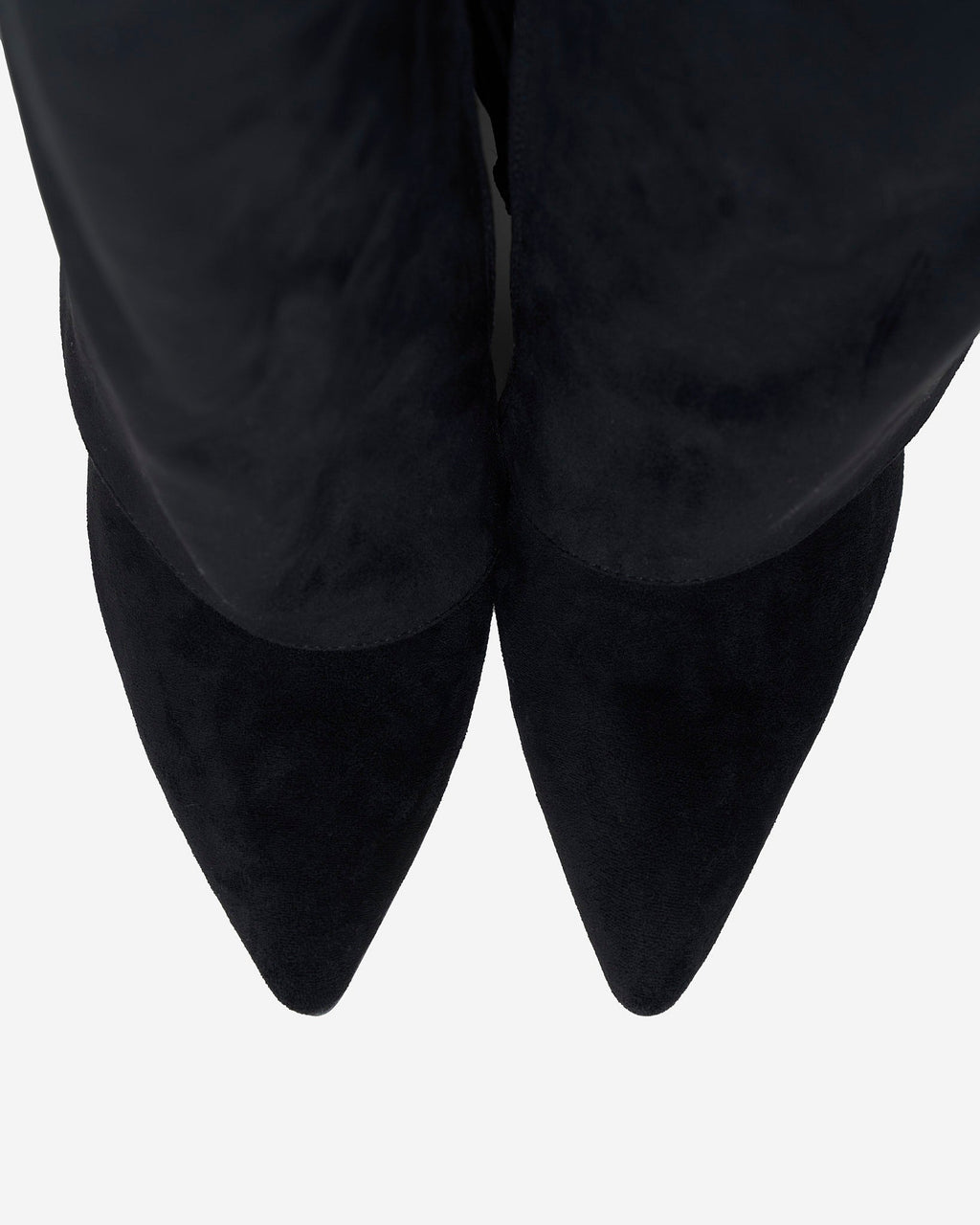 Lavista | Botas de Ante hasta la Rodilla - Negro