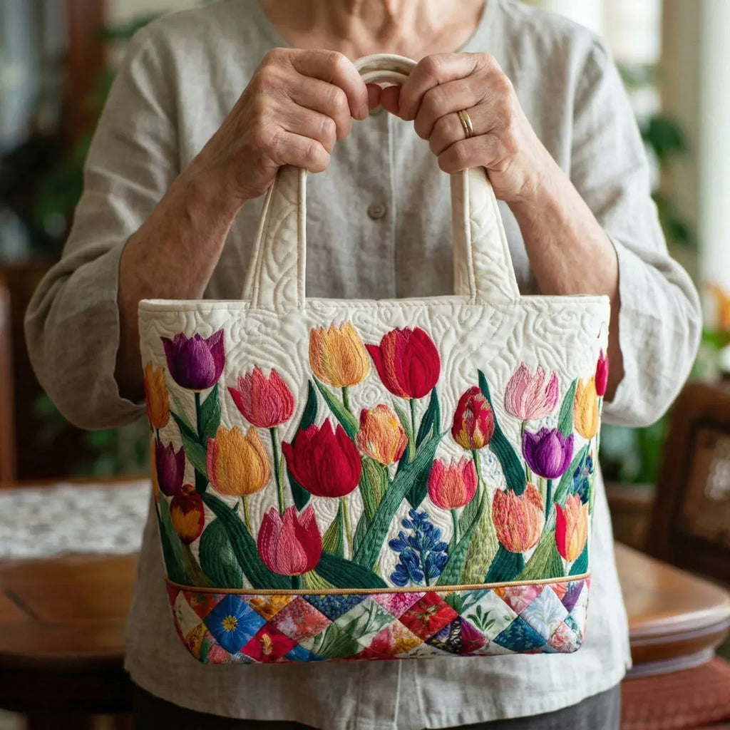 Bolso Artesanal | Tulipanes
