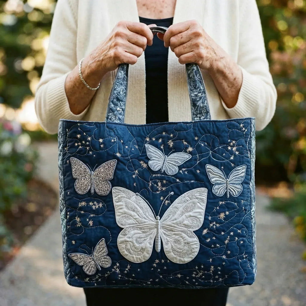 Bolso Artesanal | Mariposa Plateada
