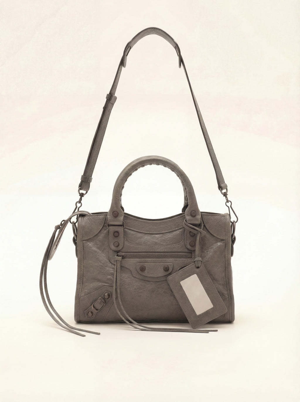 Bolso It Girl Pequeño - Gris Oscuro