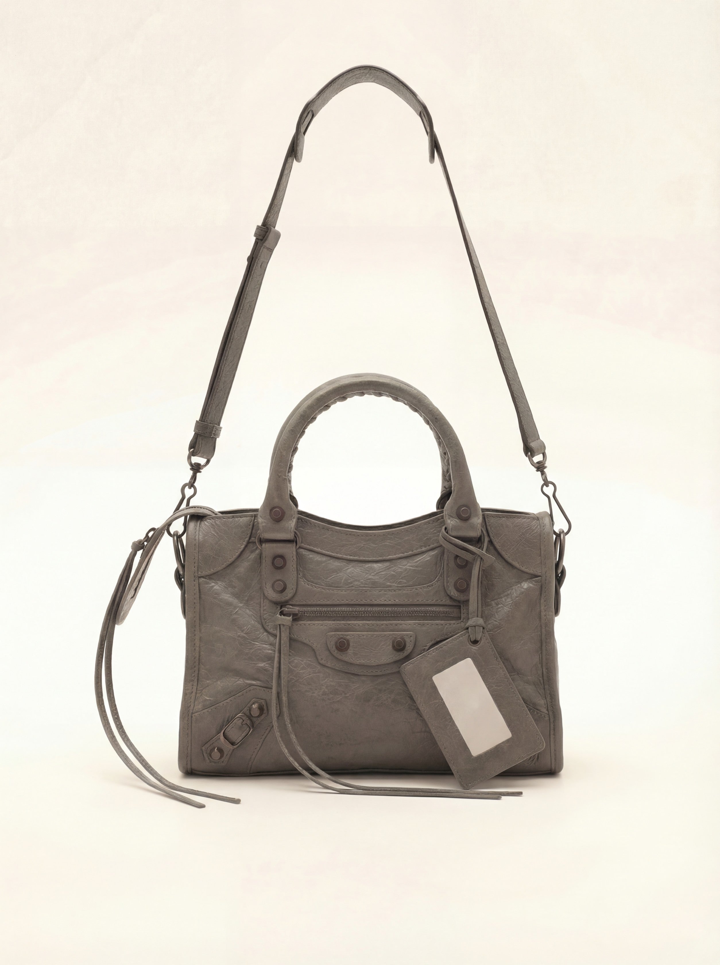 Bolso It Girl Pequeño - Gris Oscuro