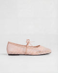 Bailarina Plana de Encaje - Rosa
