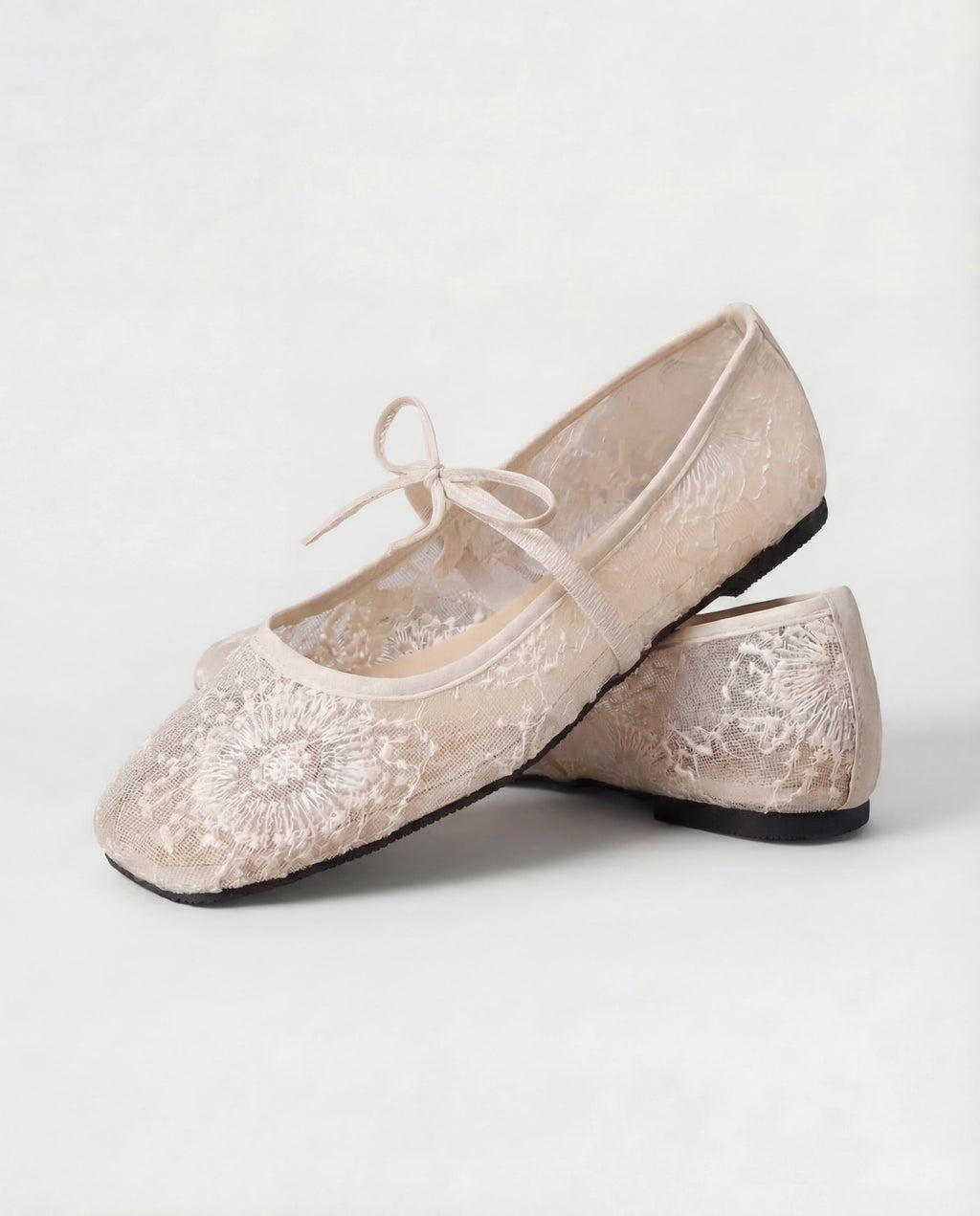 Bailarina Plana de Encaje