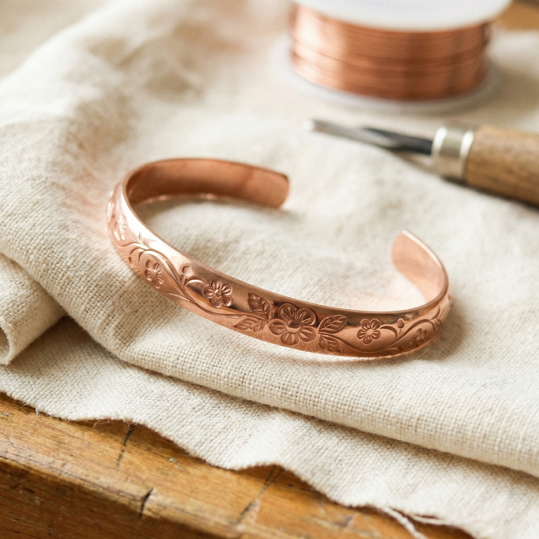 Pulsera de Cobre Ember's Bloom
