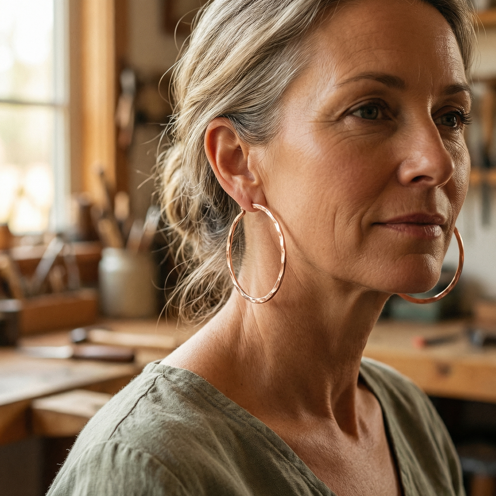Aretes de Cobre Ember's Willow