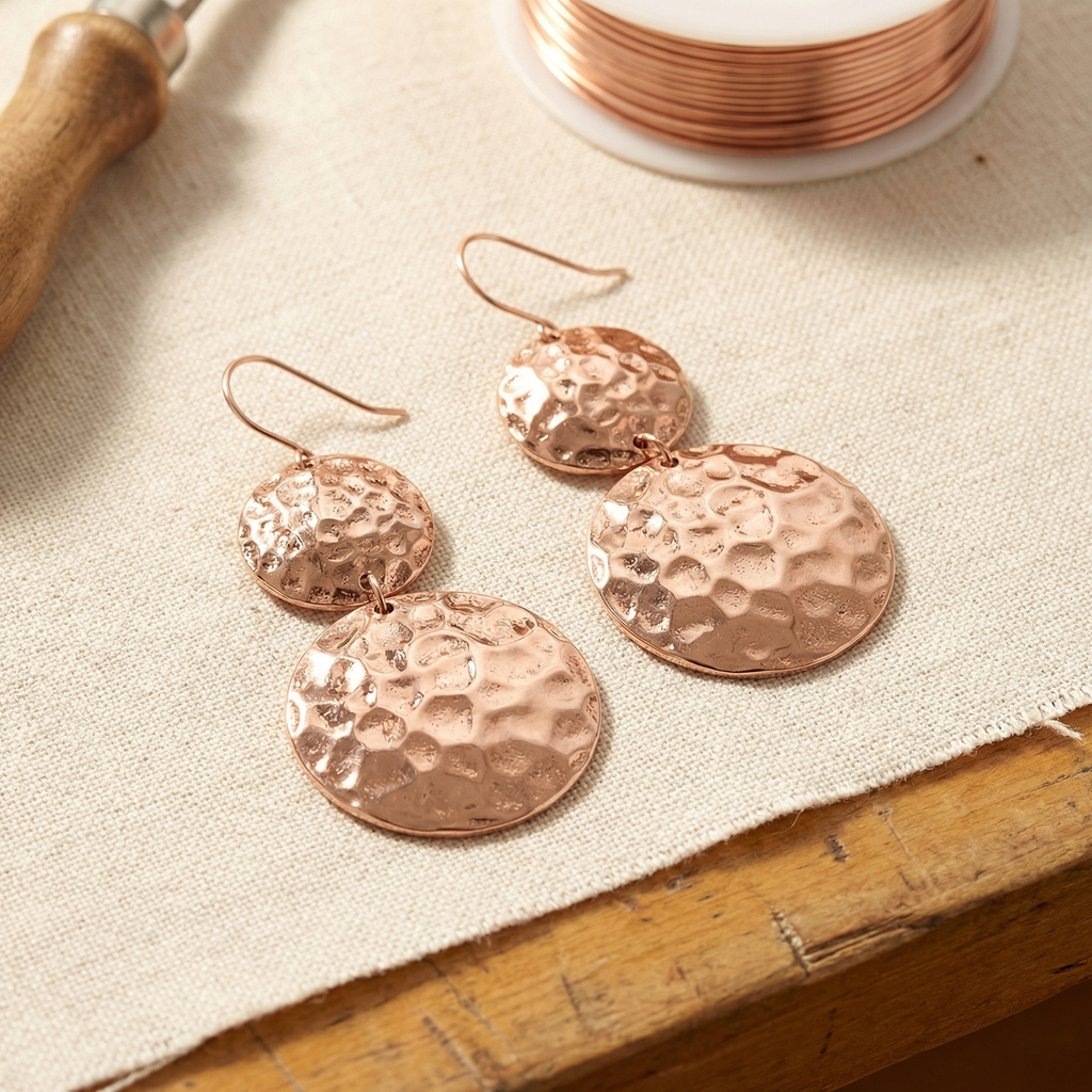 Aretes de Cobre Ember's Solstice